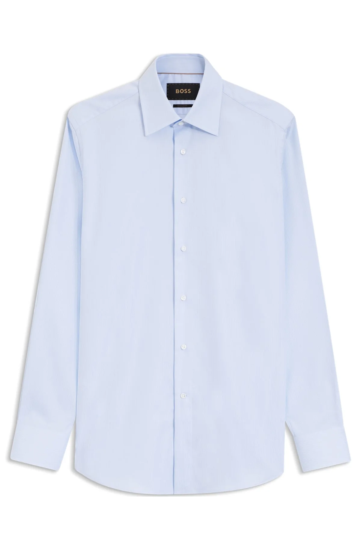 STRIPED REGULAR-FIT SHIRT IN ITALIAN-MADE COTTON - 1