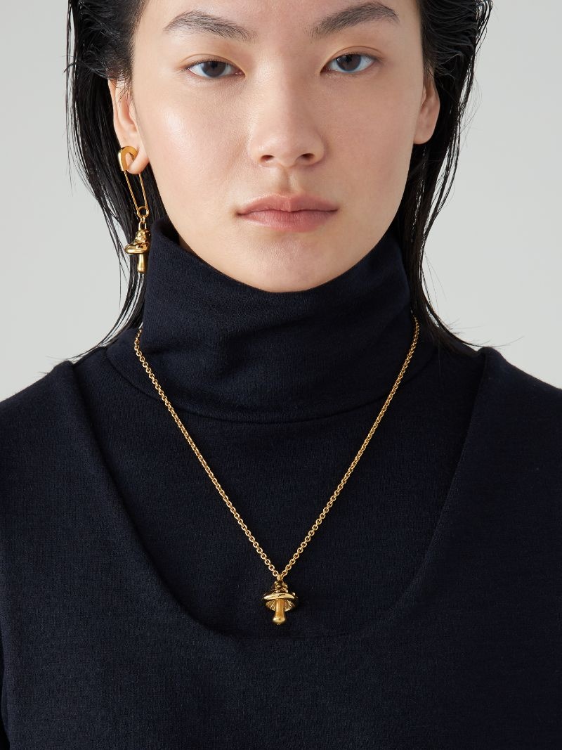 MUSHROOM CHARM NECKLACE - 3