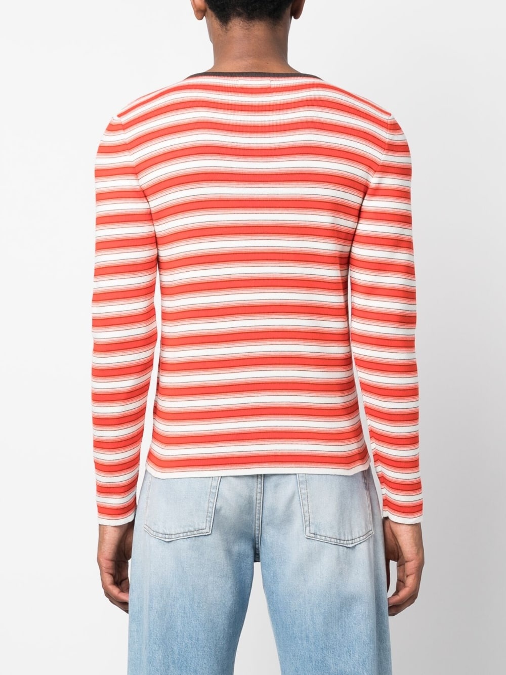 embroidered-logo crew-neck jumper - 4