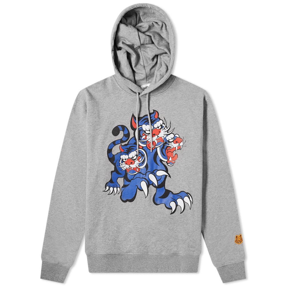 Kenzo x Kansai Yamamoto Tiger Cartoon Popover Hoody - 1