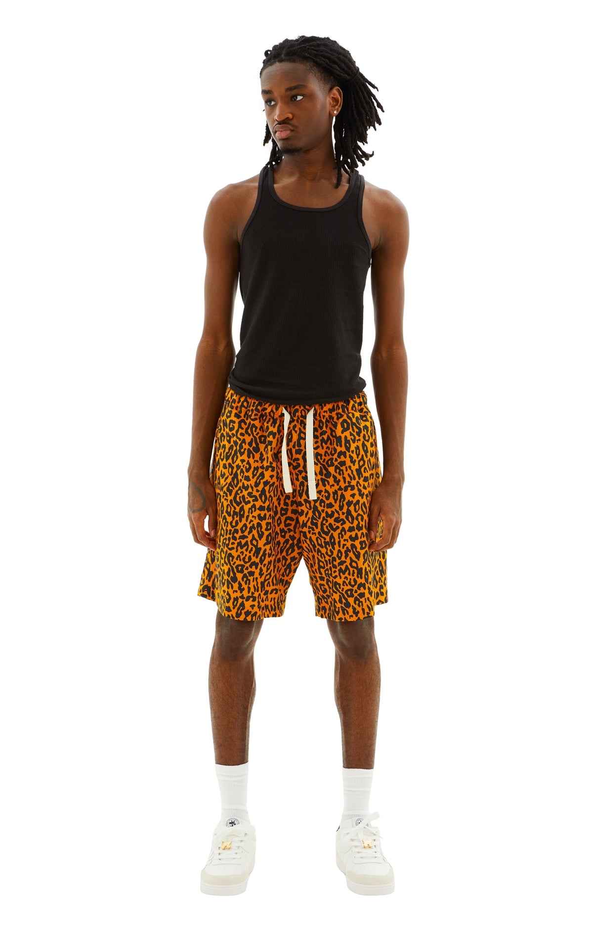 CHEETAH SHORTS (ORANGE/BLACK) - 1