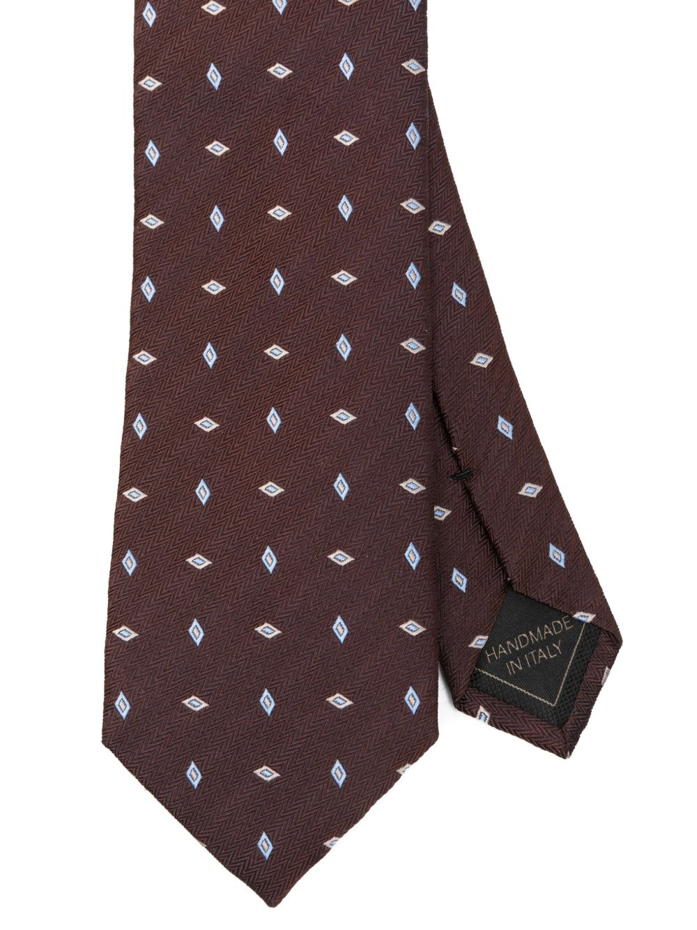 diamond-pattern tie - 3