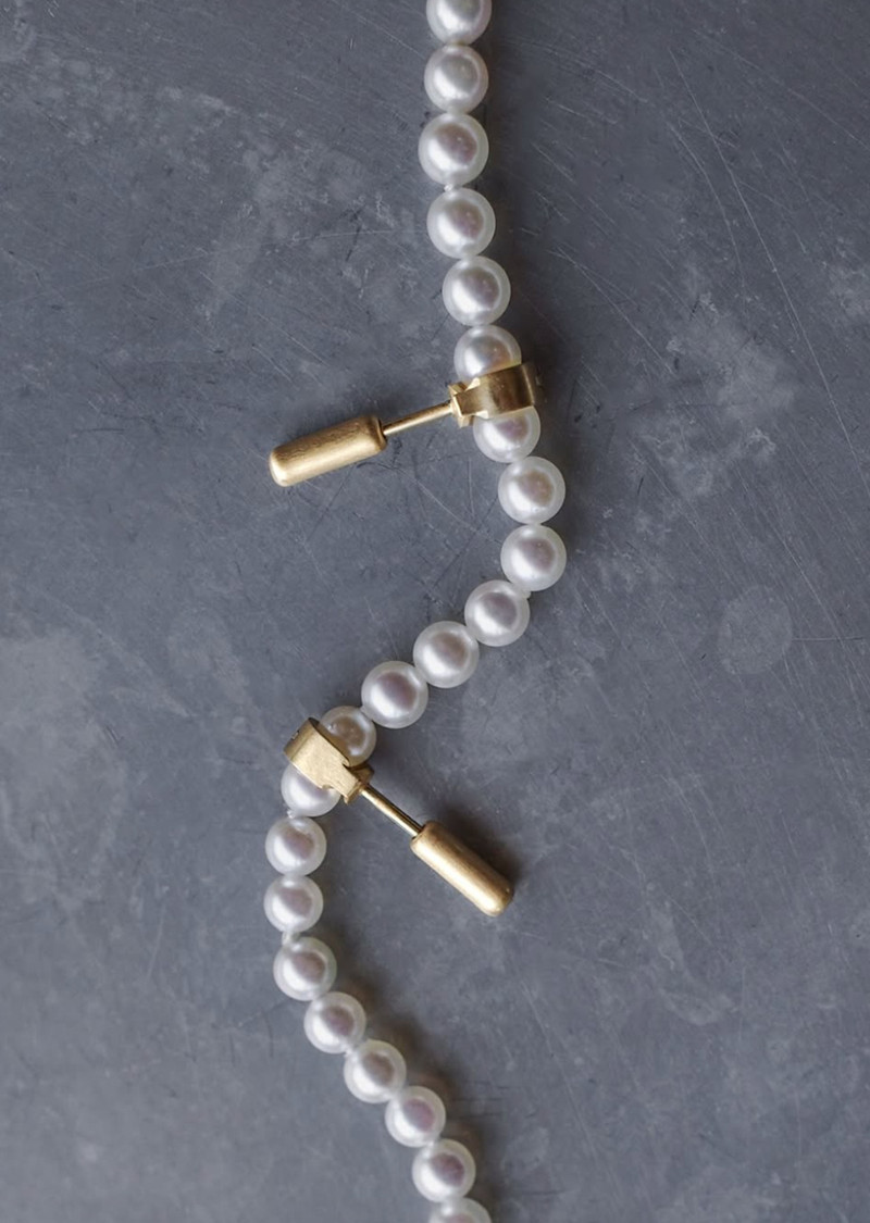 SHIHARA Mini Akoya Pearl Node Strand — 70mm outlook