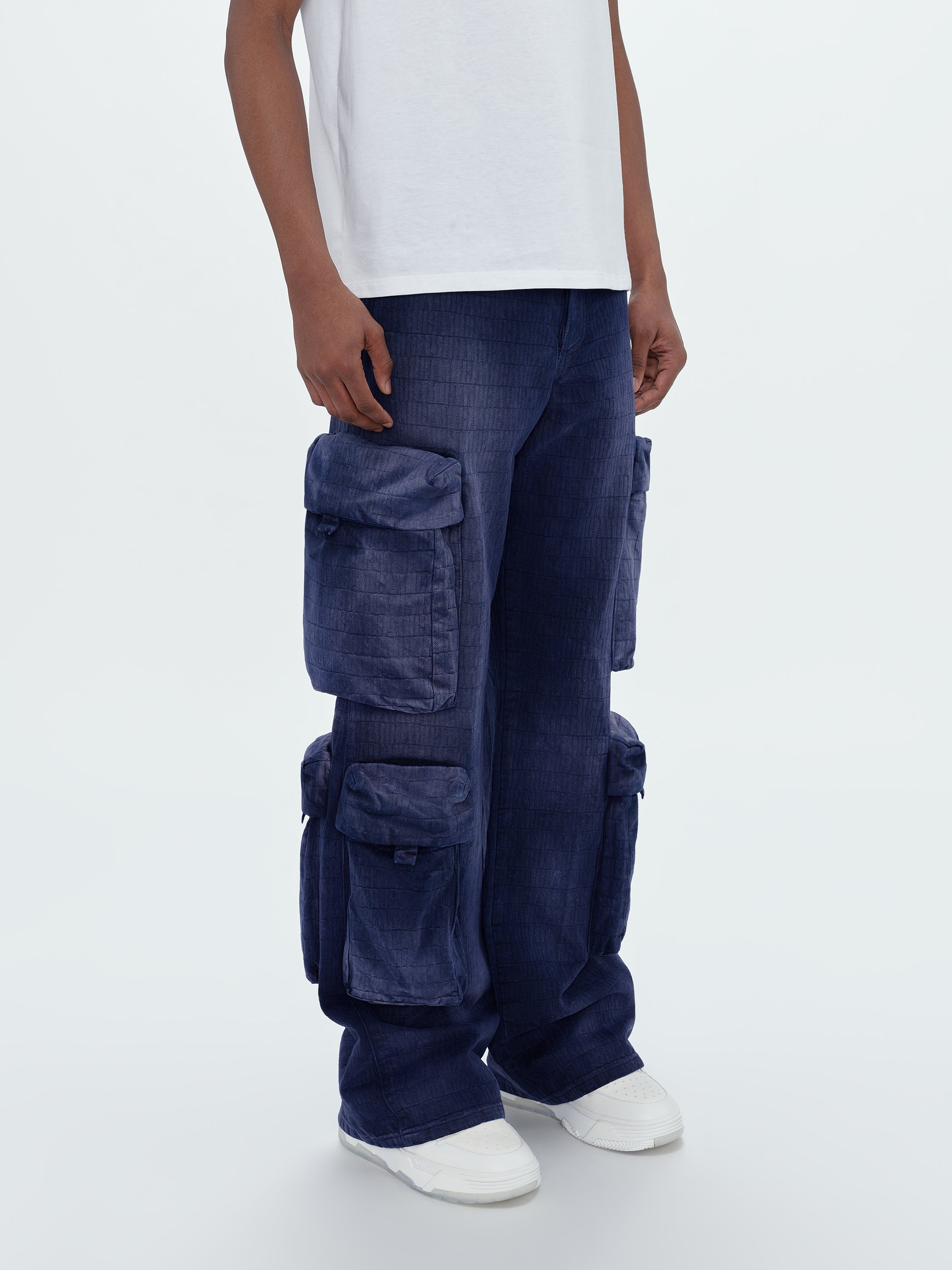 AMIRI JACQUARD UTILITY PANT - 4