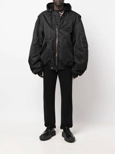 BALENCIAGA balloon-sleeved bomber jacket outlook