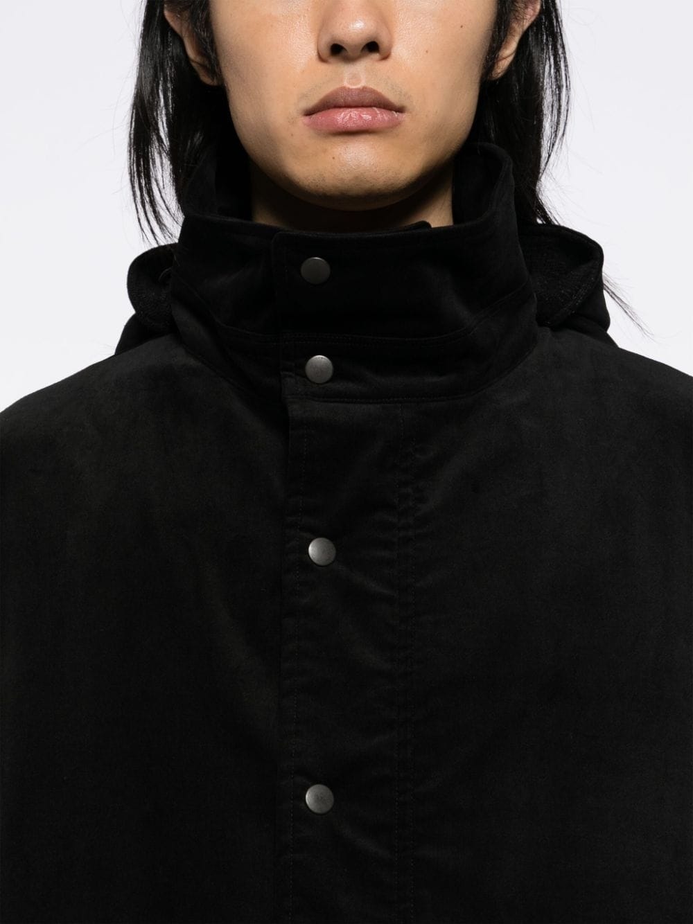 hooded trench coat - 5