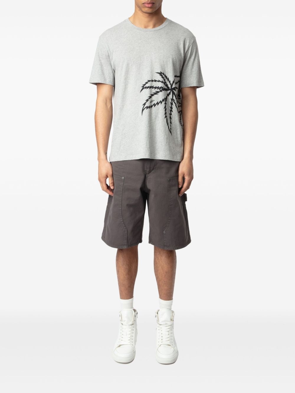 graphic-print organic-cotton t-shirt - 2