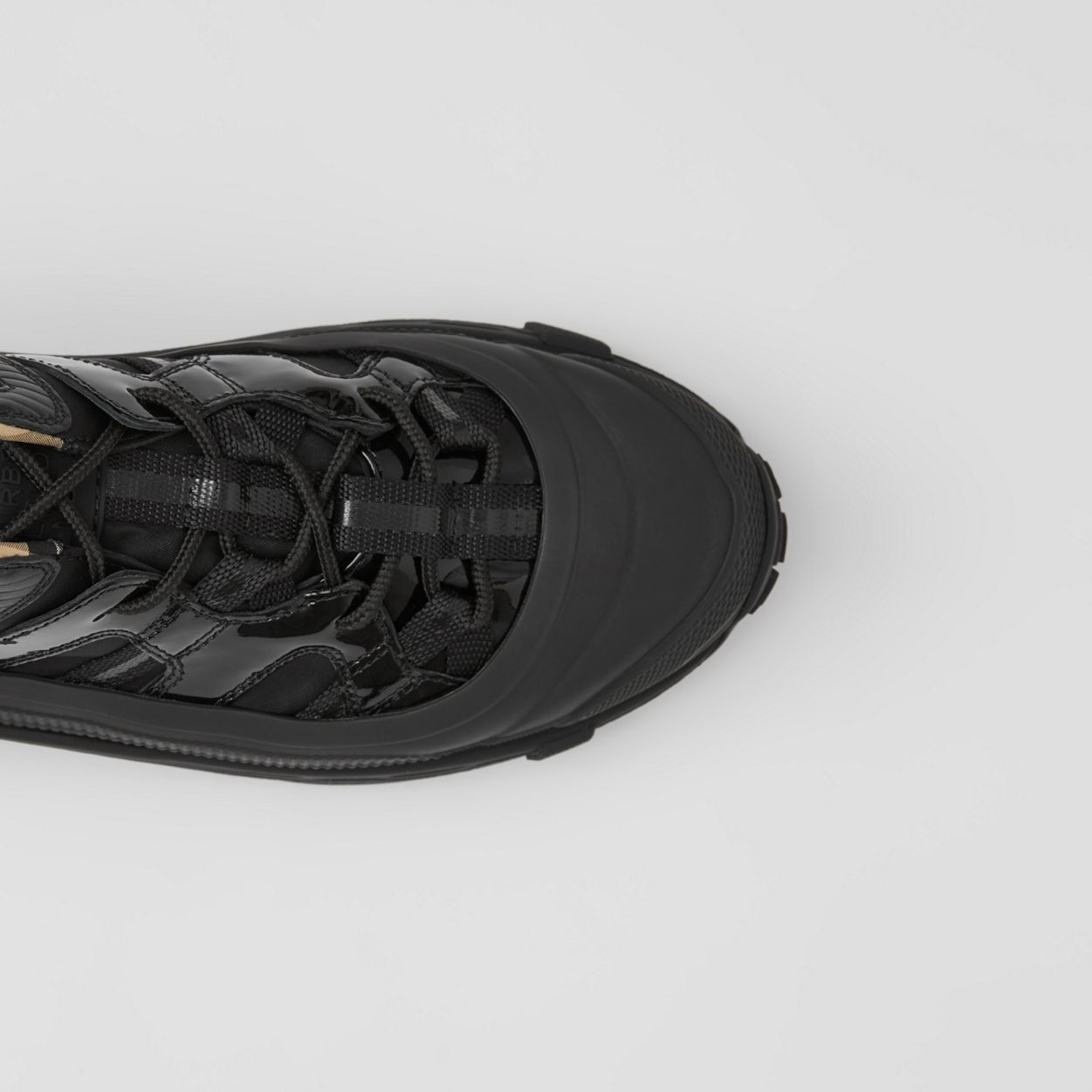 Nylon and Patent Leather Arthur Sneakers - 6