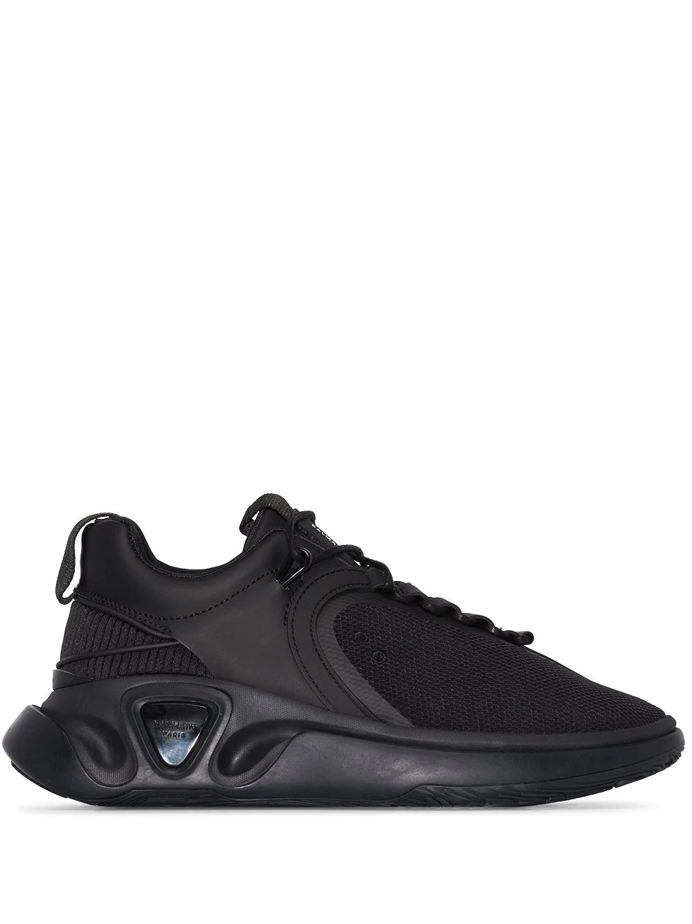 black B-Runner mesh and nylon sneakers - 1