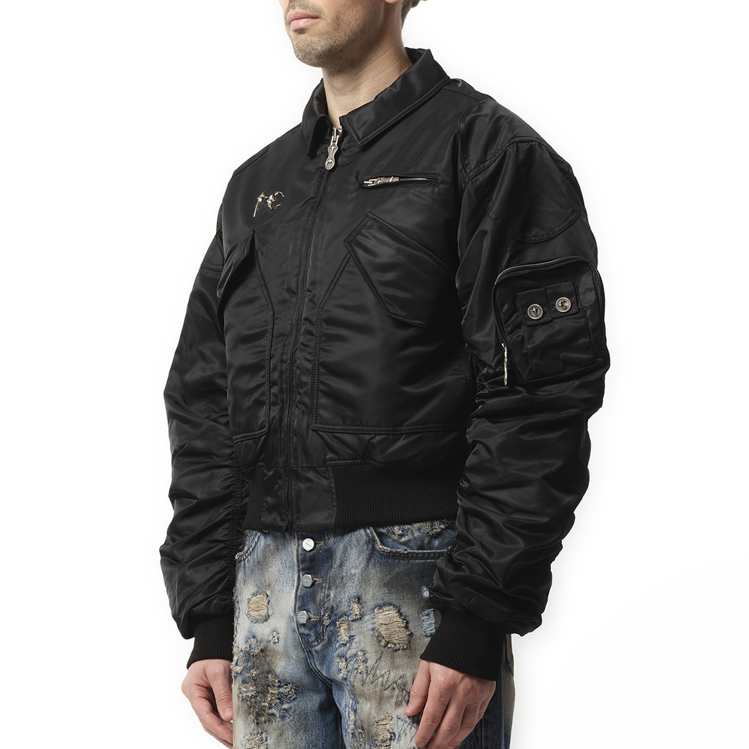 a wingless bird Jacket in Black - 5