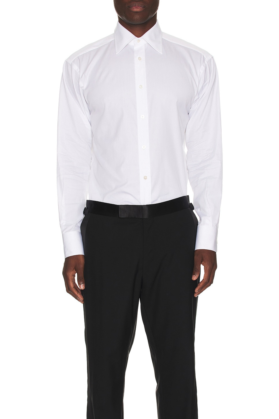 Cotton Silk Serge Fluid Fit Shirt - 3