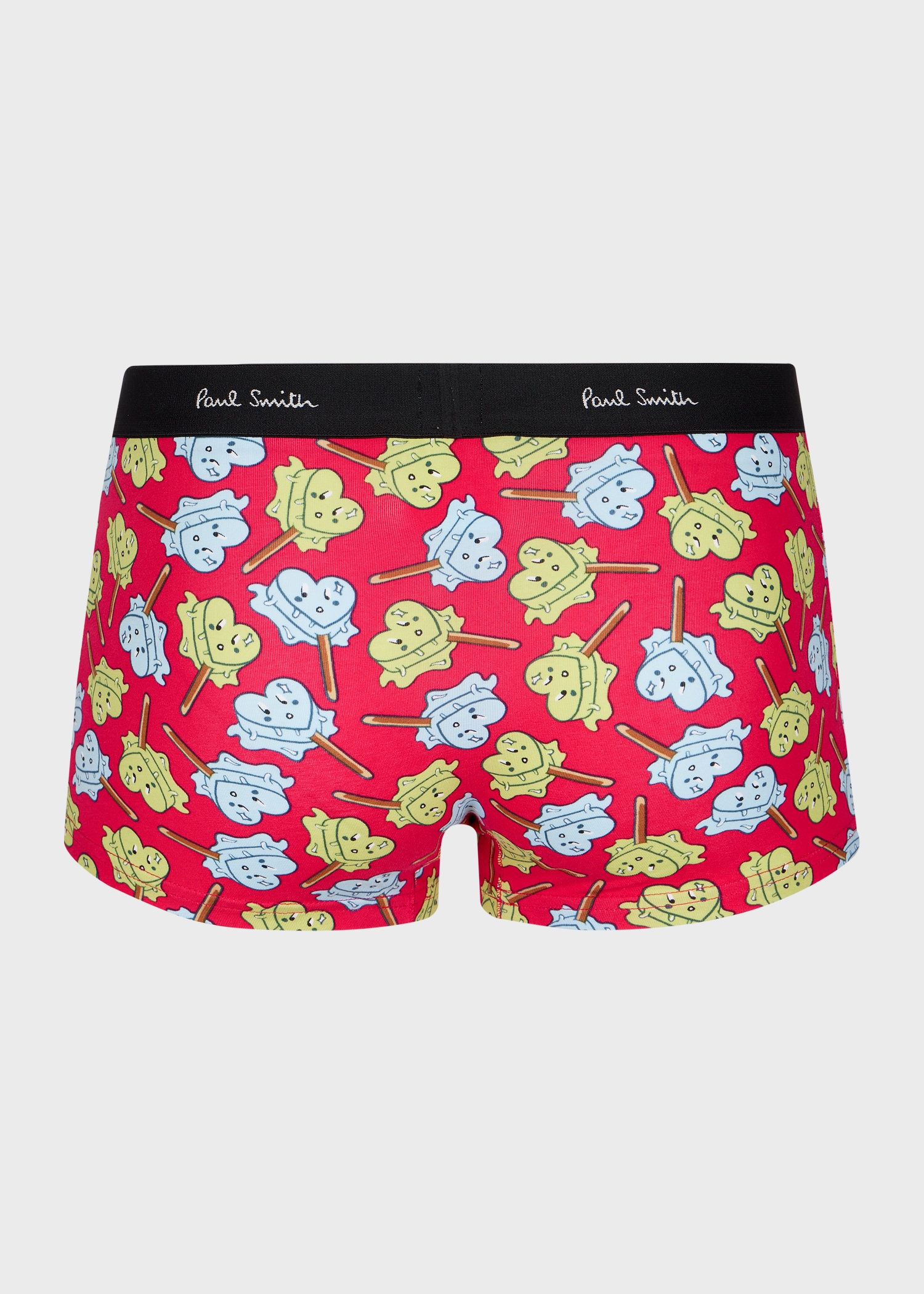 Red 'Melted Lolly' Print Boxer Briefs - 2