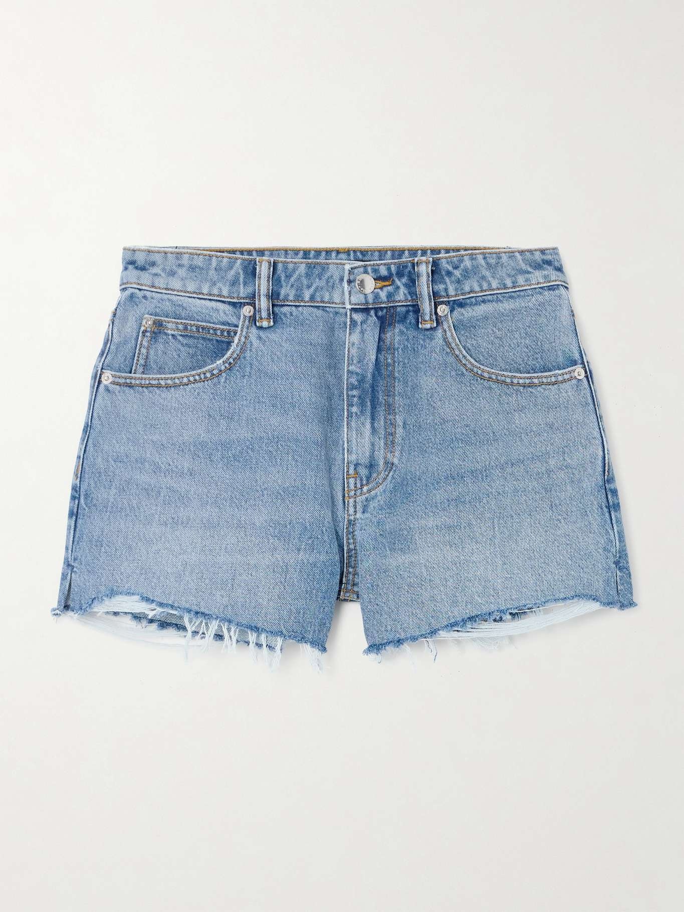 Bite distressed denim shorts - 1