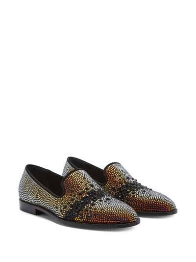 Giuseppe Zanotti Marthinique crystal-embellished loafers outlook