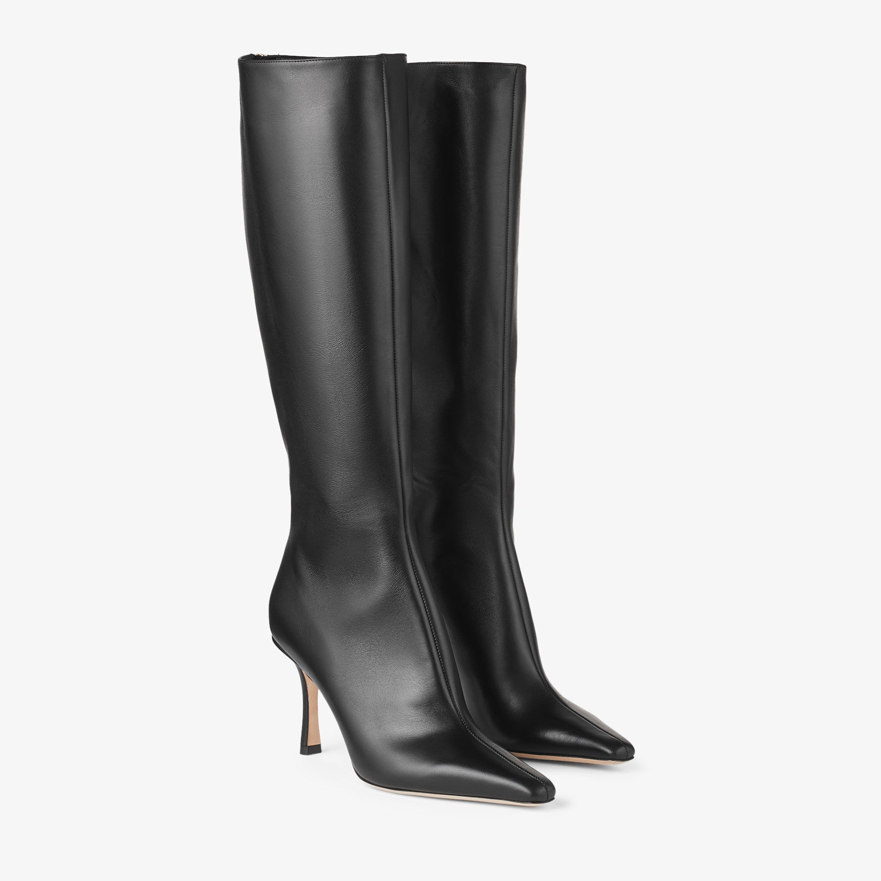 Agathe Knee Boot 85
Black Calf Leather Knee-High Boots - 3
