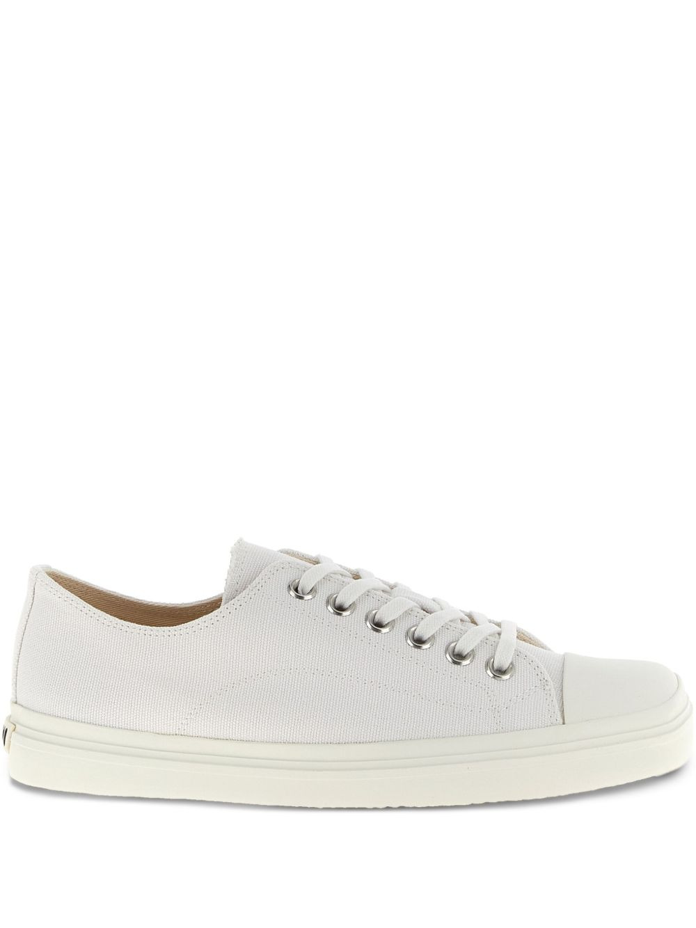 Edge square-toe canvas sneakers - 1