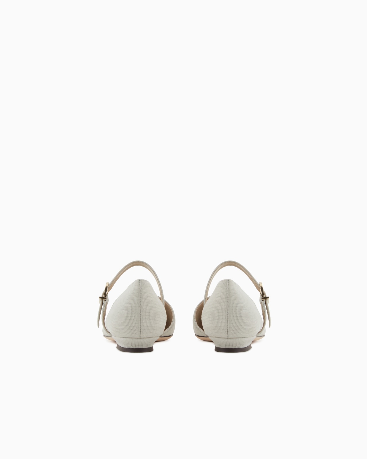 LEATHER BALLERINAS WITH STRAP - 4