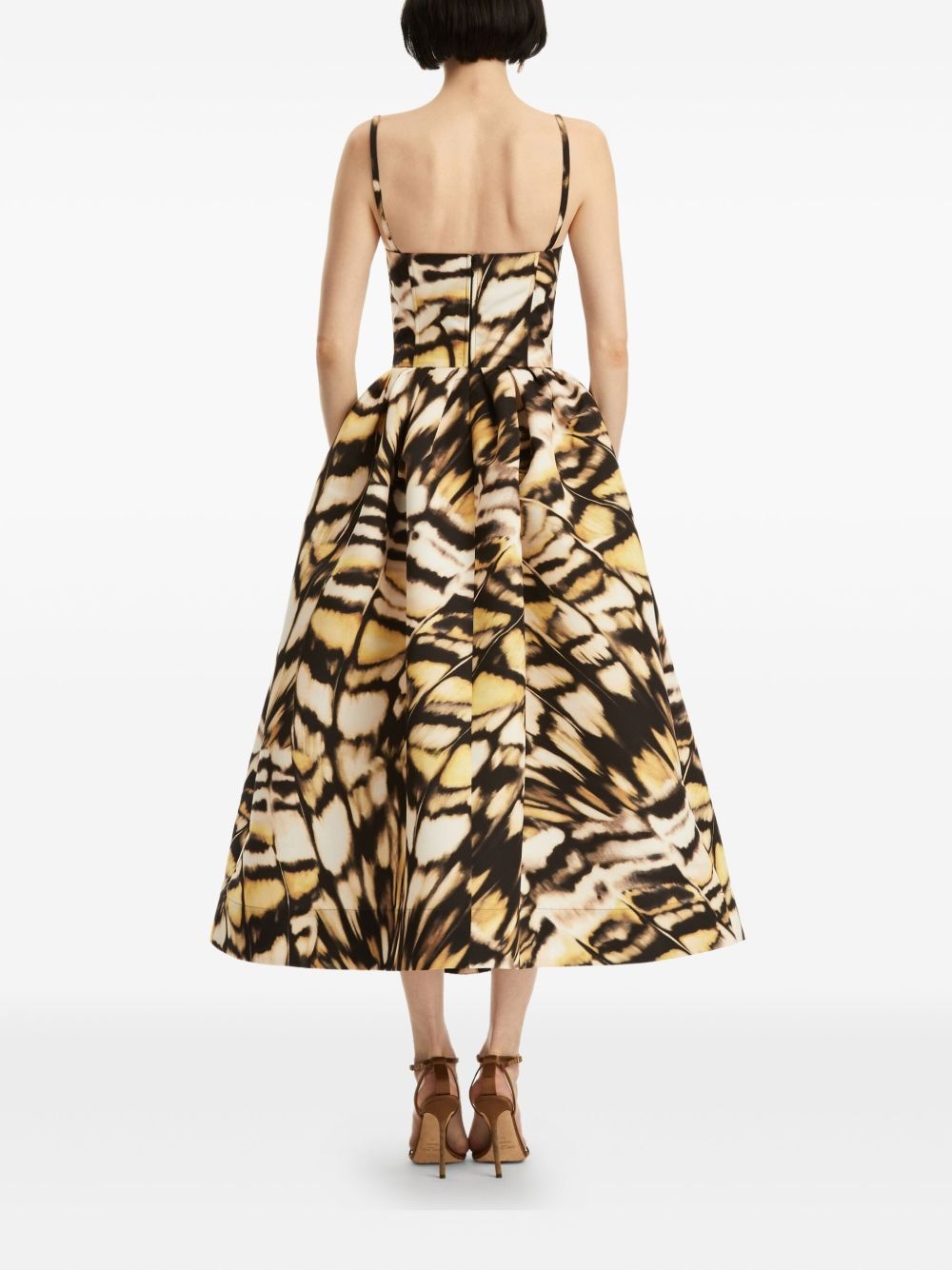 silk midi dress - 4