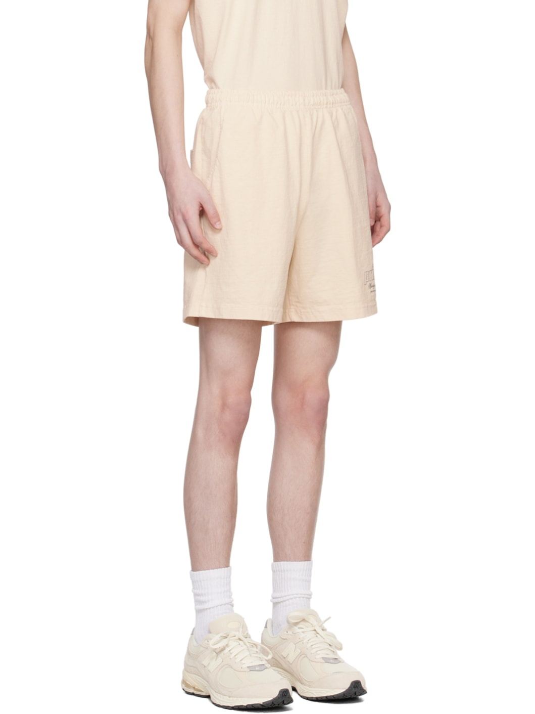 Beige Prince Edition Rebound Shorts - 2