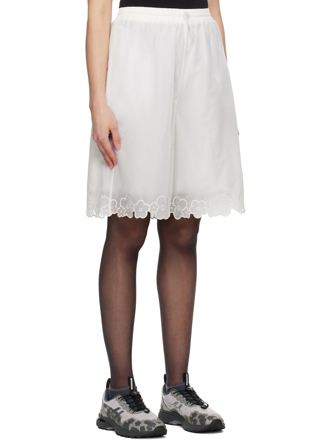 White Arya Shorts - 2