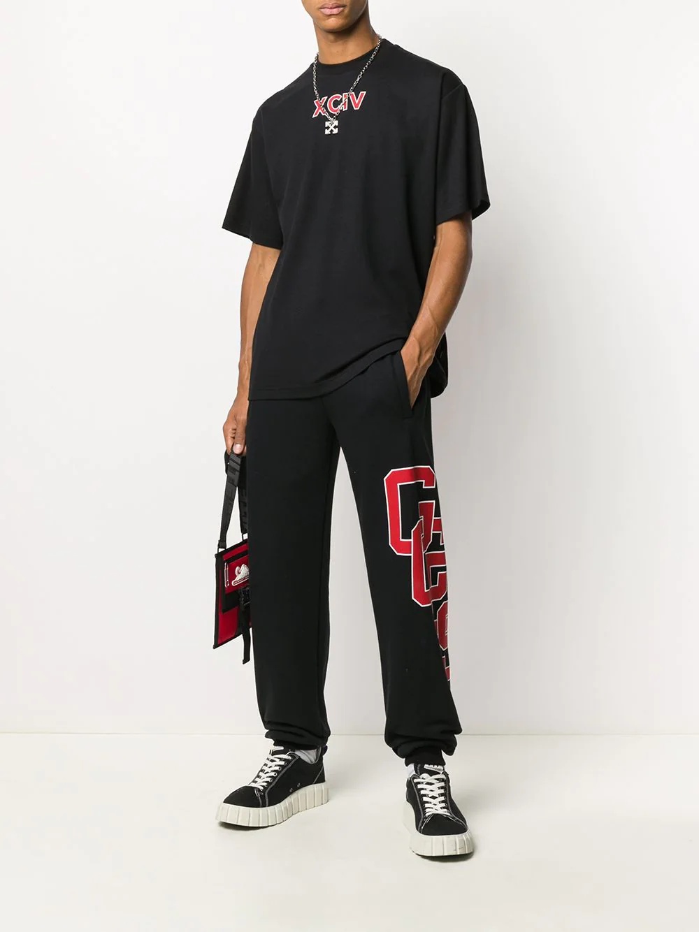 logo drawstring tracksuit bottoms - 2