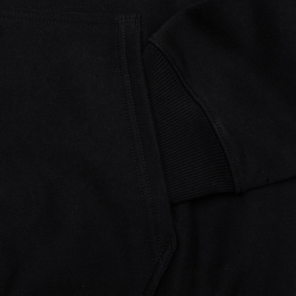 MIRROR ZIP HOODIE - BLACK - 4