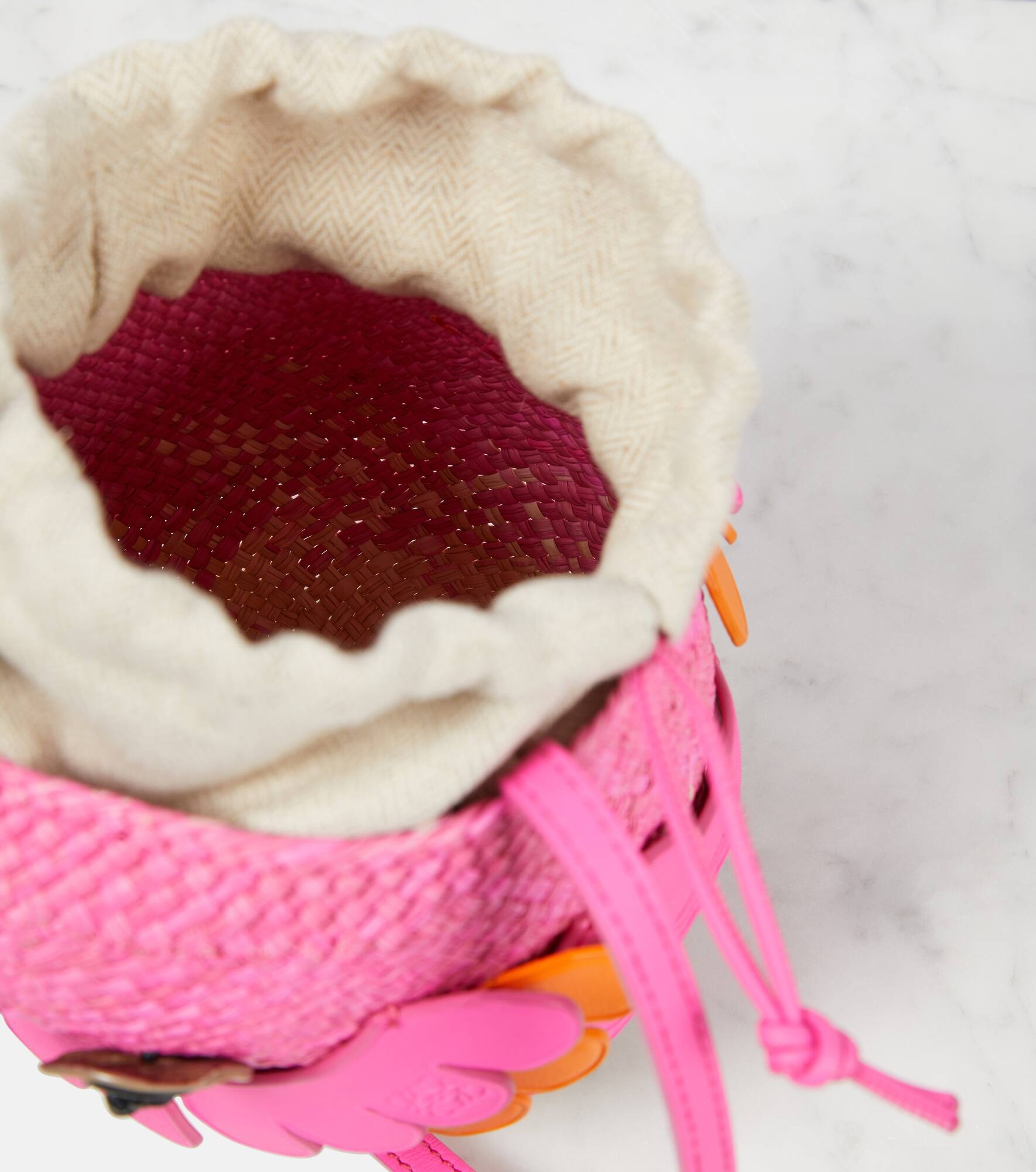 Bird Mini raffia crossbody bag - 3