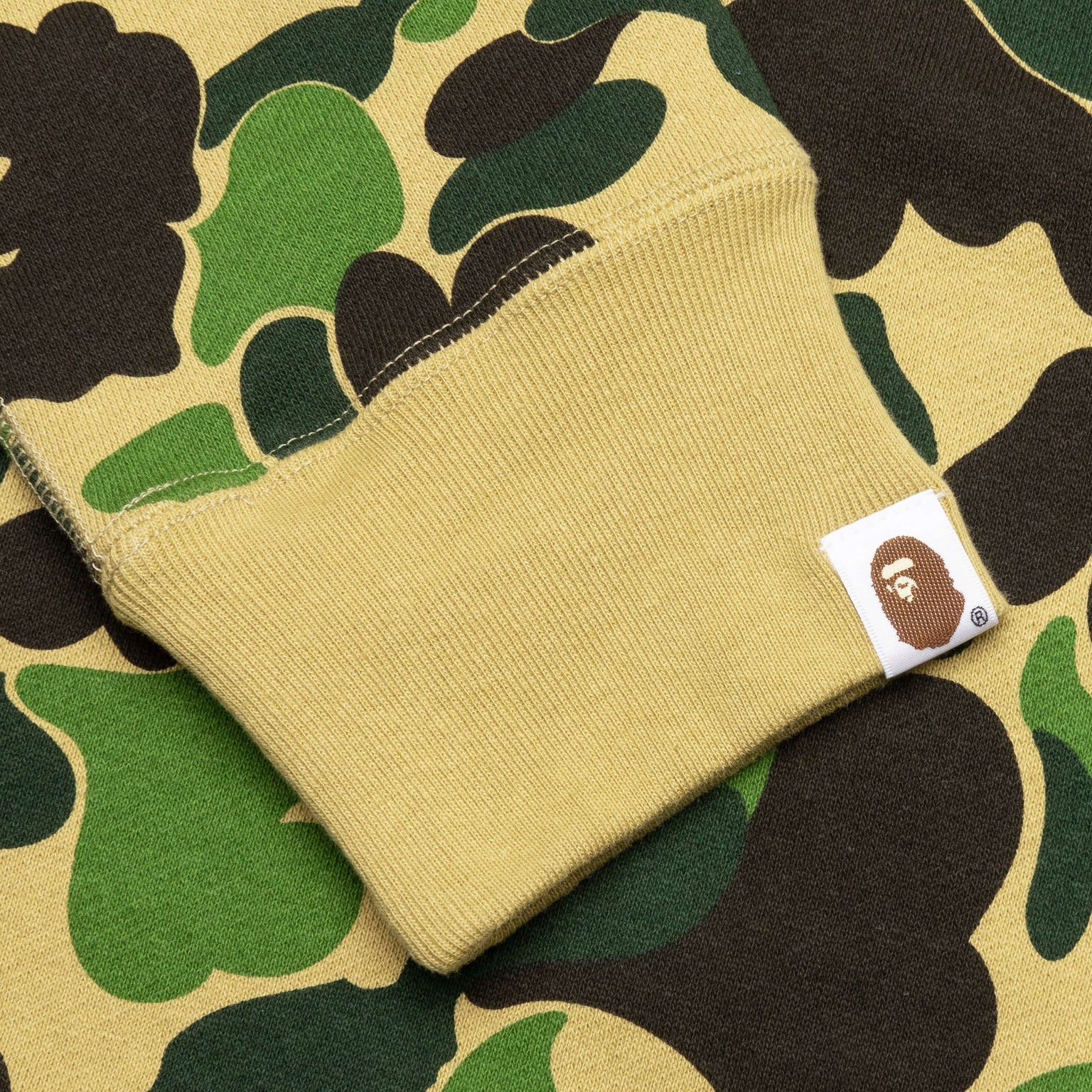 ABC CAMO 2ND APE PULLOVER HOODIE - GREEN - 5
