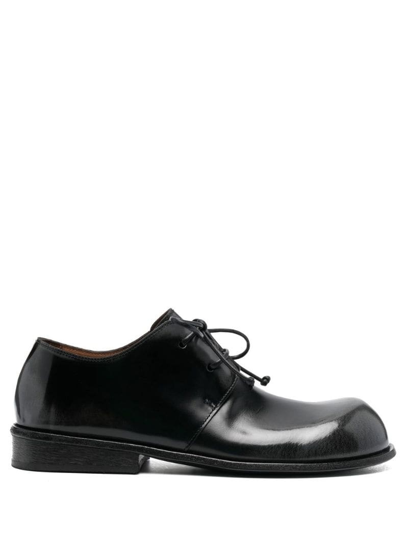 polished round-toe oxford shoes - 1