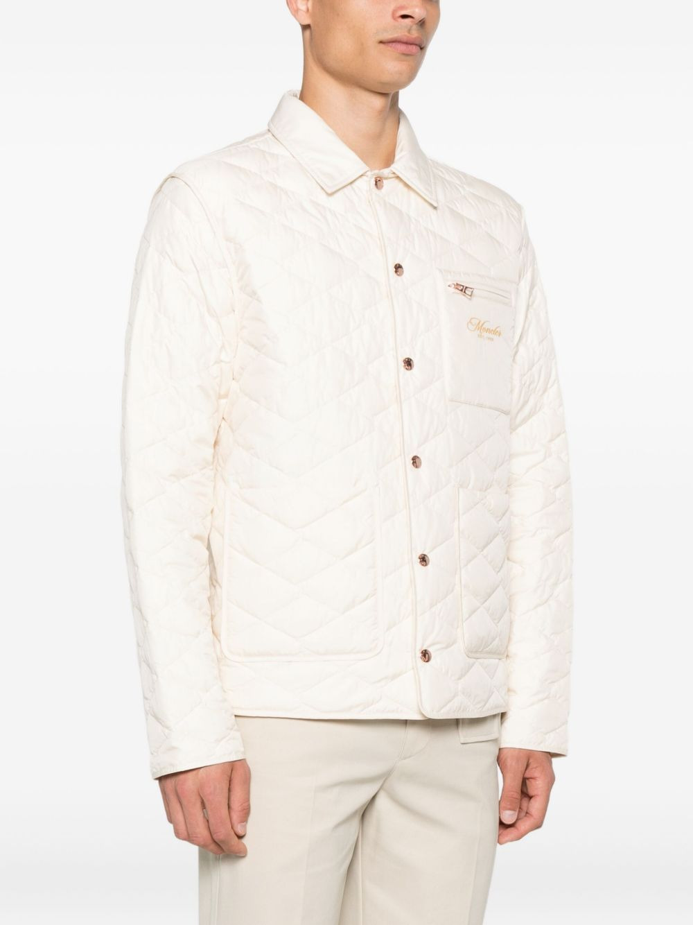 Kastos quilted shirt jacket - 3