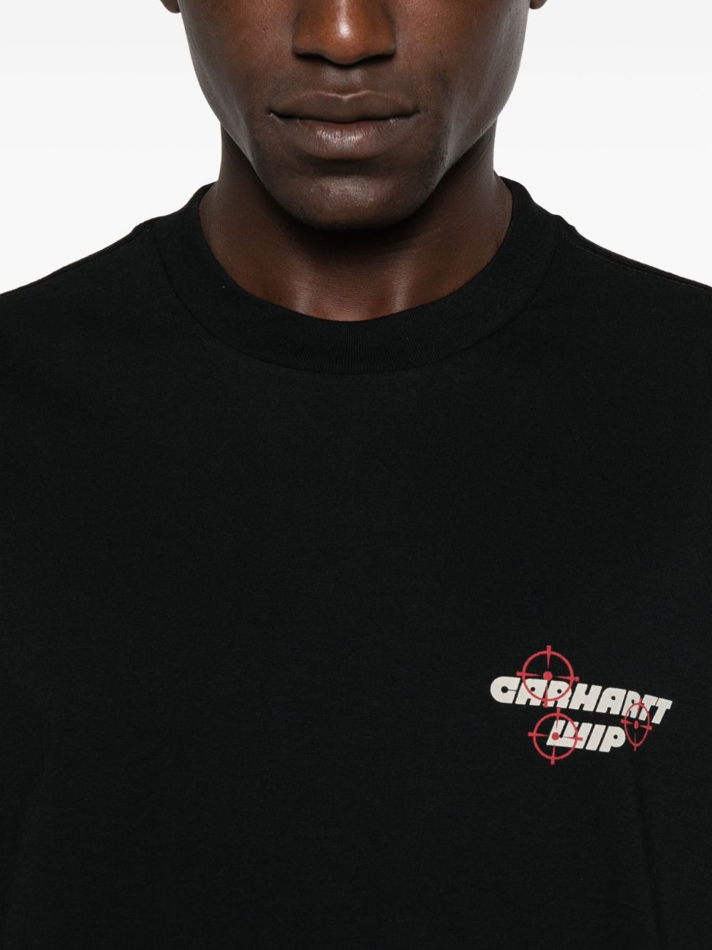 logo-print organic cotton T-shirt - 4