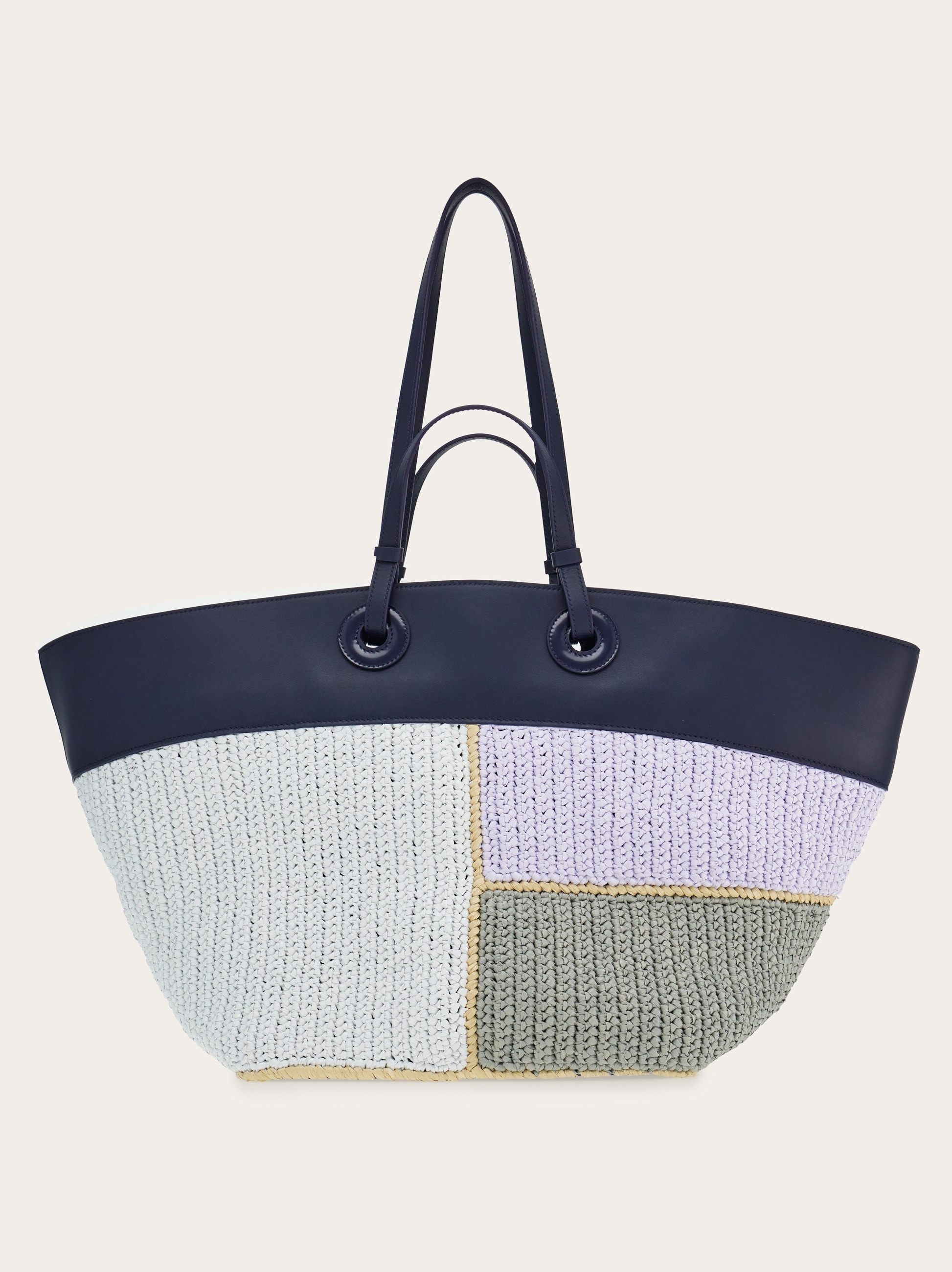 Patchwork tote bag (L) - 5