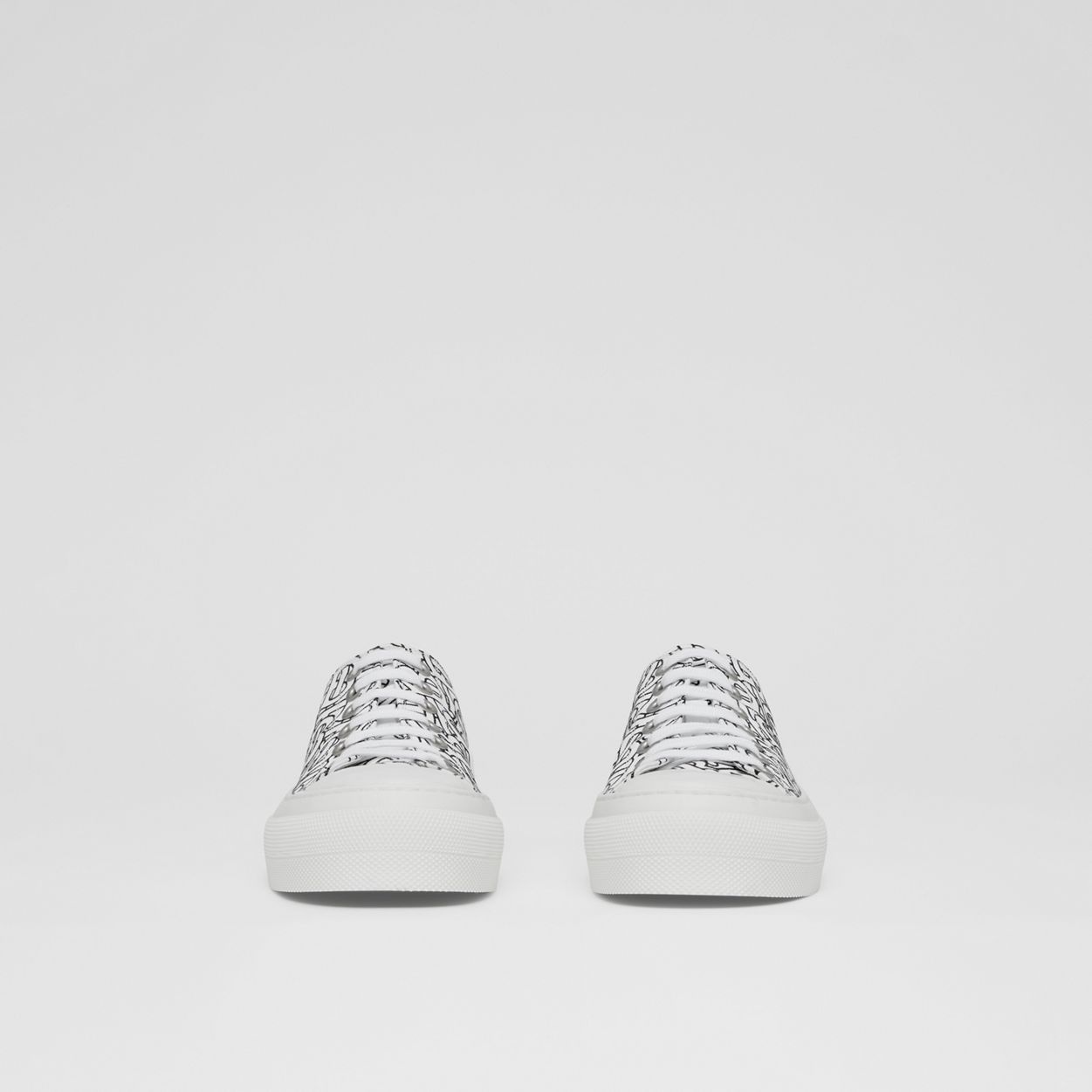 Monogram Print Cotton Sneakers – Online Exclusive - 4