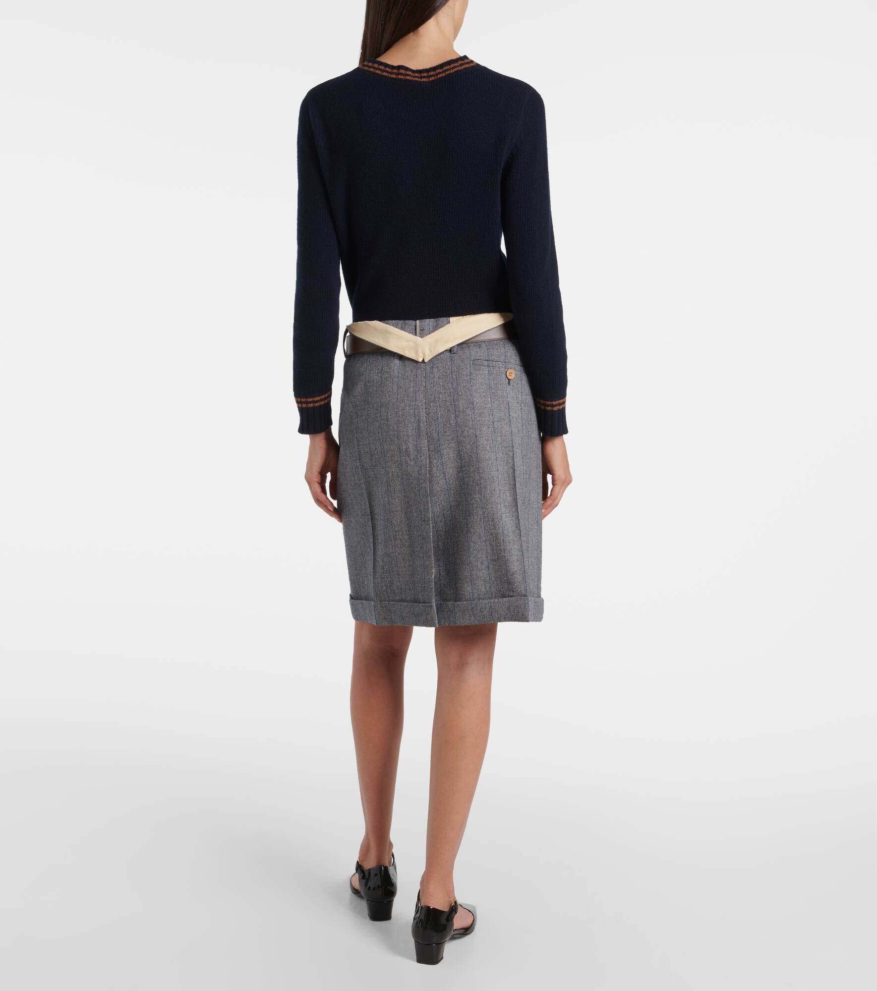Wool miniskirt - 3