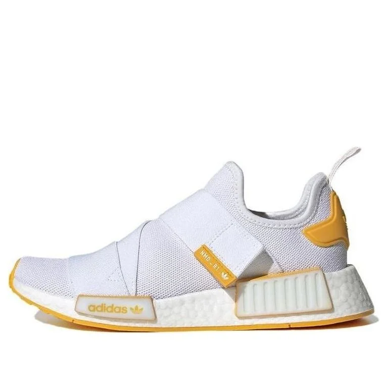 (WMNS) adidas NMD_R1 Strap 'White Collegiate Gold' HP2360 - 1