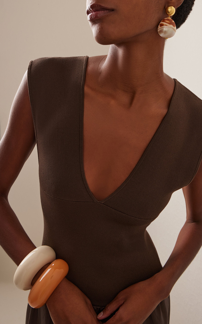 LIZZIE FORTUNATO Rodan Pearl Clip-On Earrings gold outlook