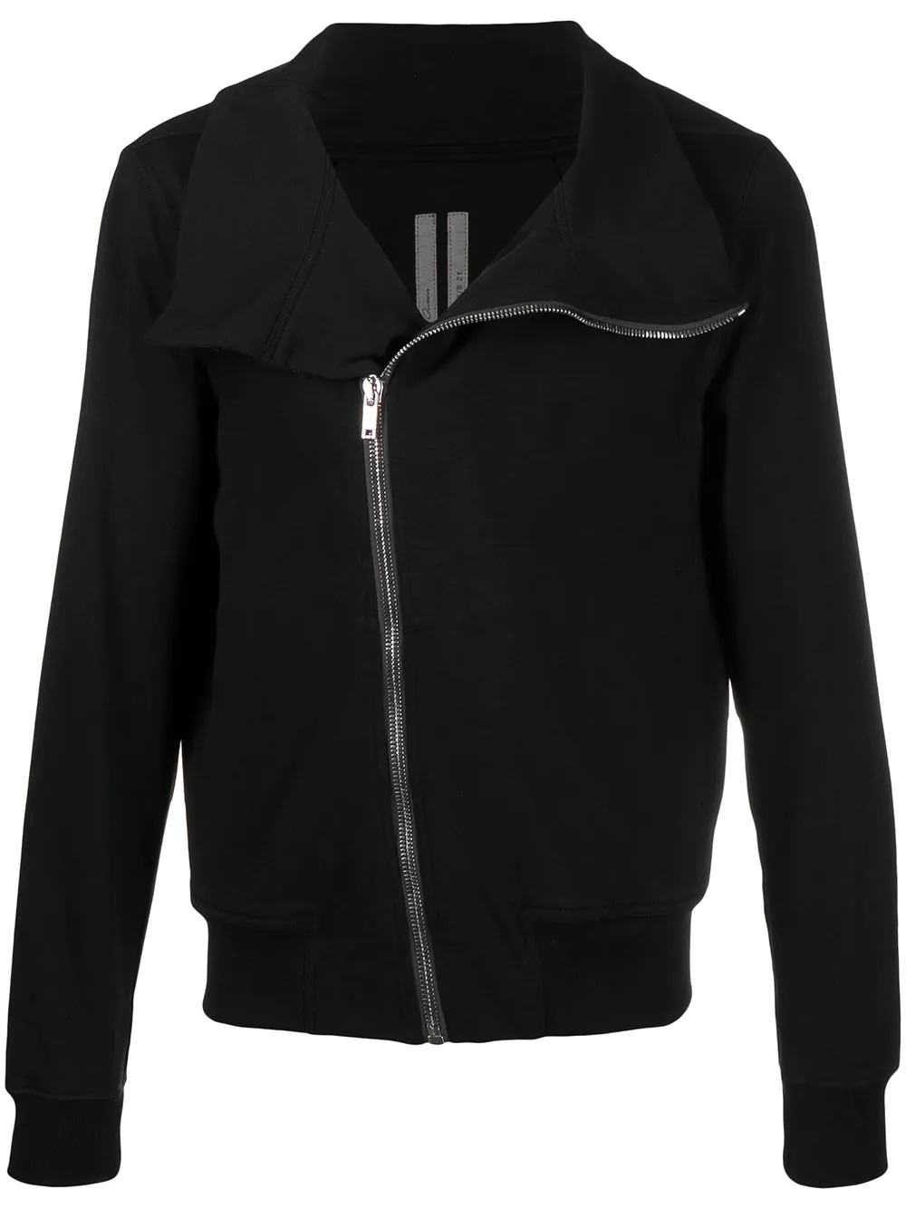 off-centre zipped sweatshirt - 1