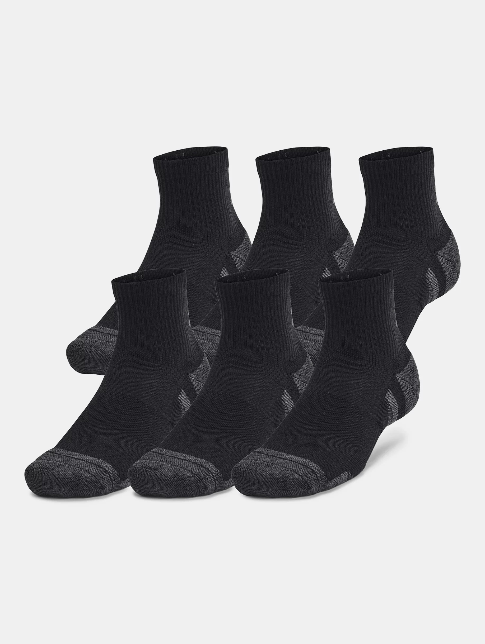 Unisex UA Performance Tech 6-Pack Quarter Socks - 3