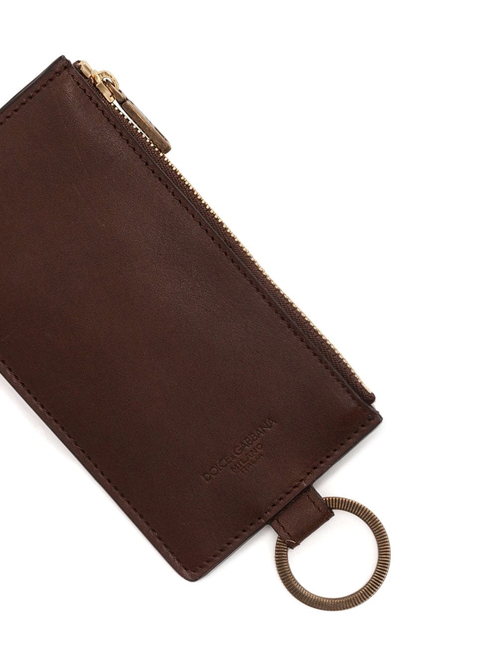 lanyard leather cardholder - 3