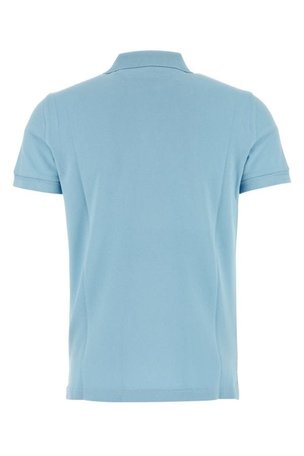 Tom Ford Man Light Blue Piquet Polo Shirt - 2