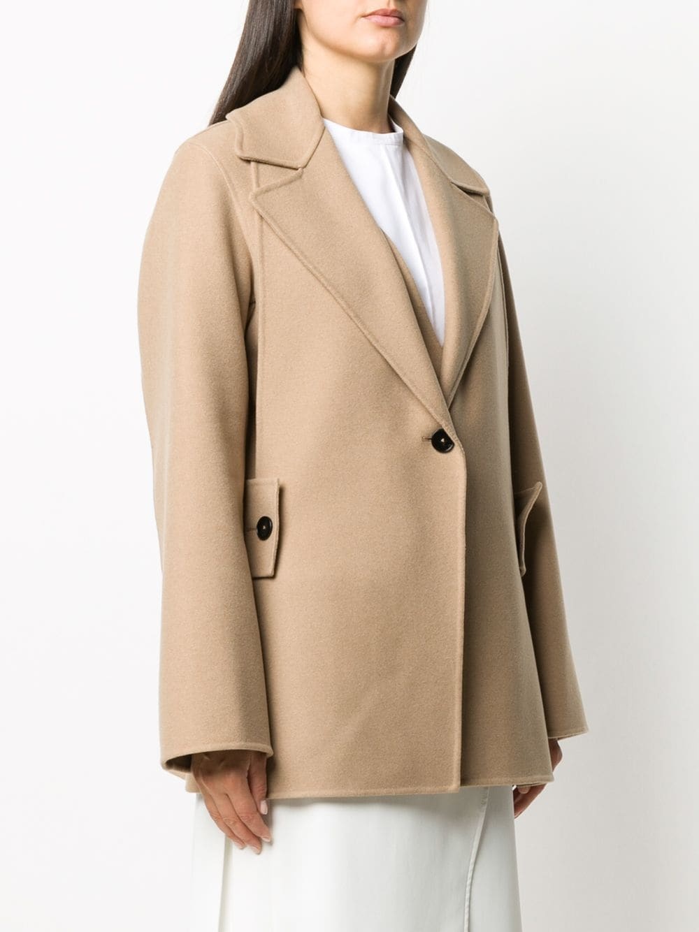 short double-layered coat - 3