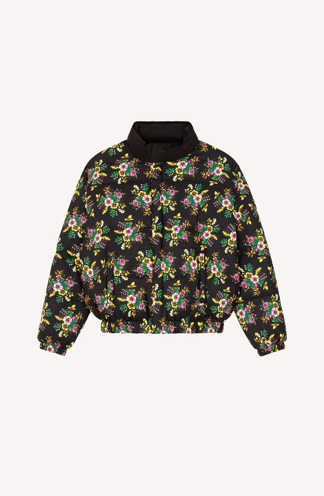 Reversible 'Pop Bouquet' puffer jacket - 1