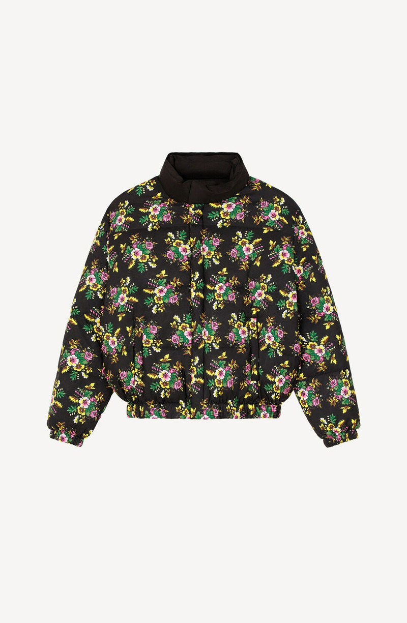 Reversible 'Pop Bouquet' puffer jacket 1