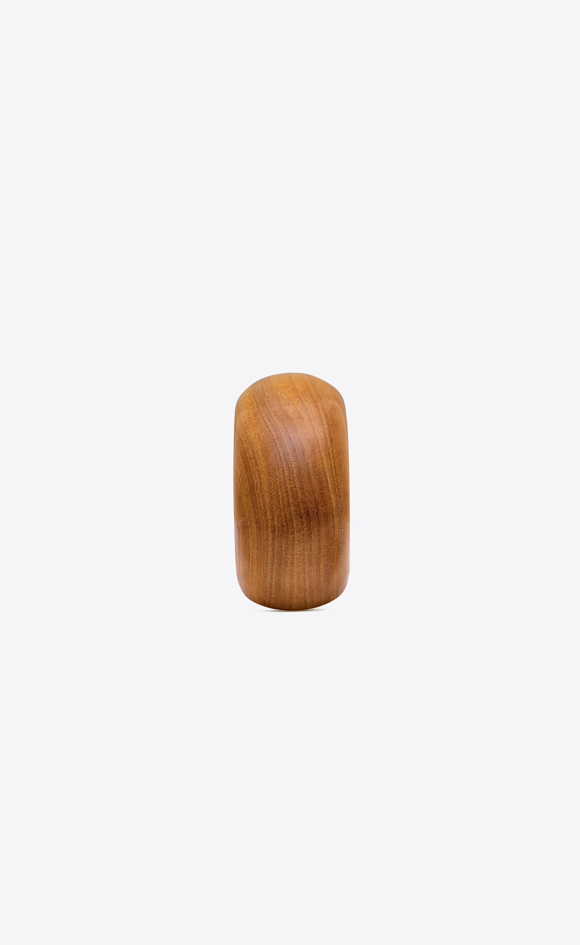 chunky cuff in wood and metal - 3