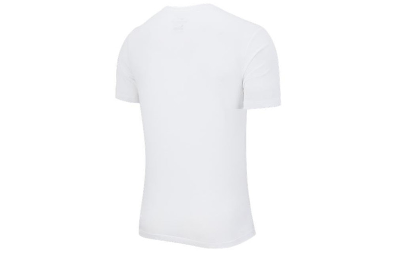 Nike Men's Nike Solid Color Round Neck Logo Pullover Short Sleeve White T-Shirt DD9211-100 outlook