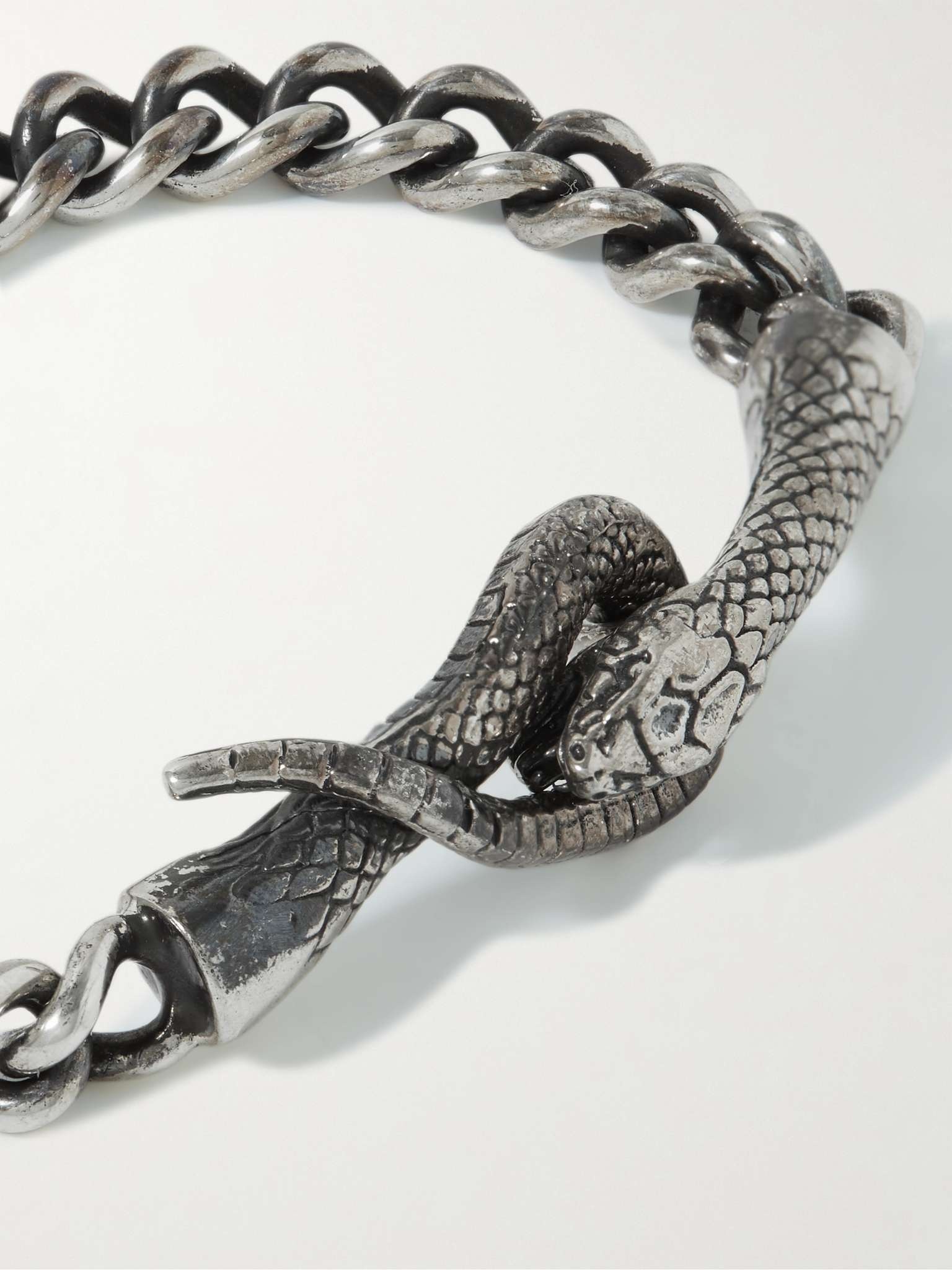 Enfants Riches Déprimés Burnished Sterling Silver Bracelet