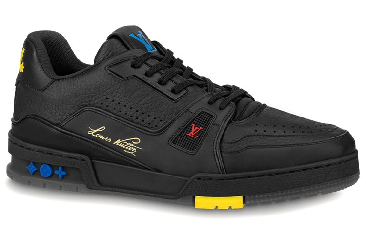 LOUIS VUITTON Trainer 'Black Leather' 1A8ZQ9 - 2