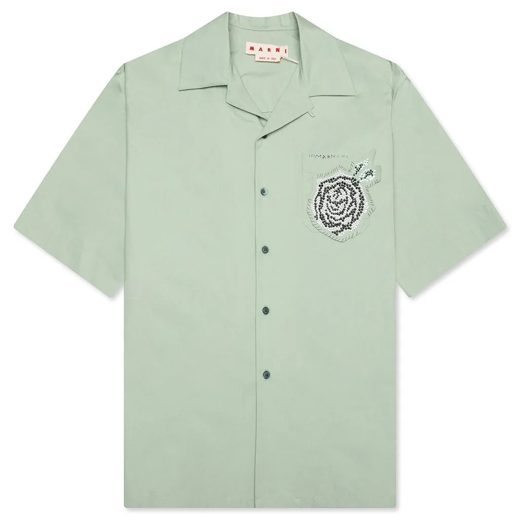 ORGANIC COTTON POPLIN SHIRT - LINDEN - 1