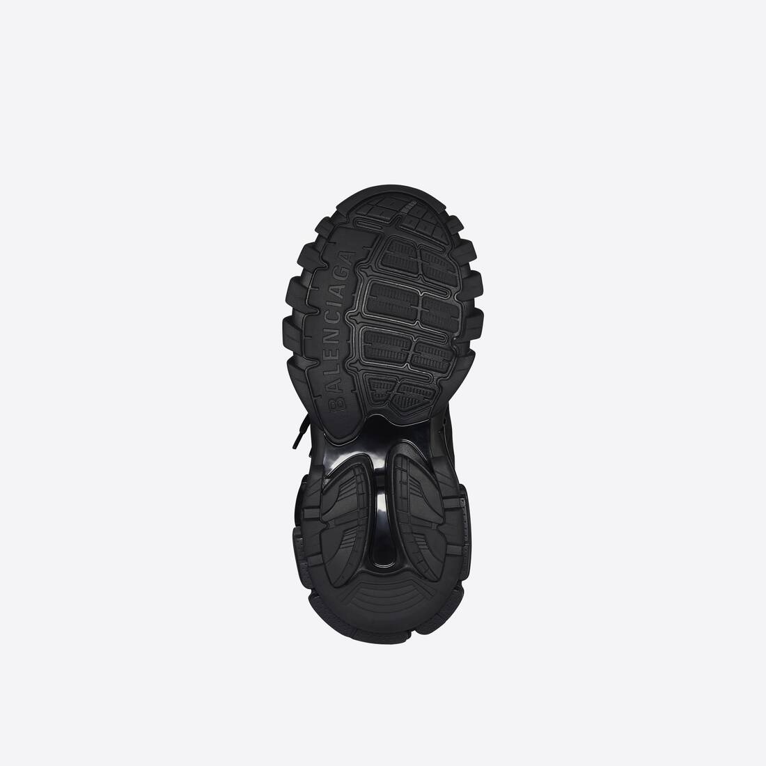 Men's Track Sneaker Fake Fur in Black - 7