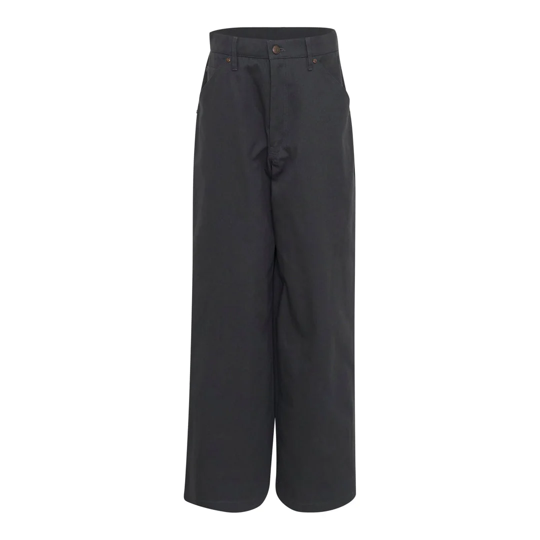 Back Box Pleats Pants - 1